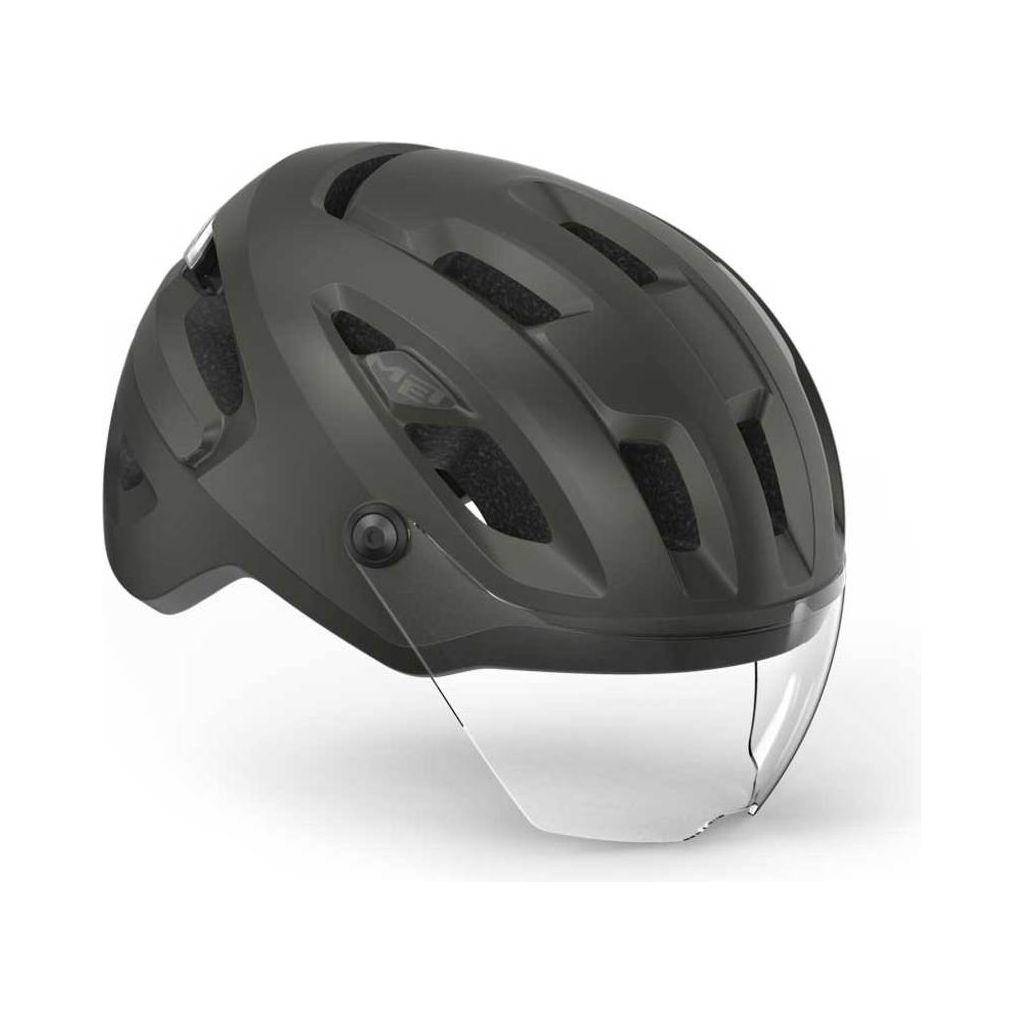 MET Intercity MIPS Speed Pedelec fietshelm met aerodynamisch ontwerp en ventilatieopeningen, geschikt voor snel elektrisch fietsen.