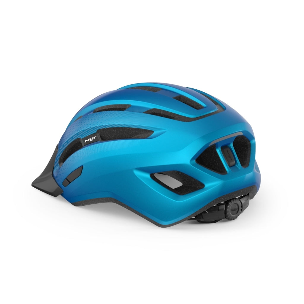 MET MTB fietshelm Downtown met ventilatieopeningen en verstelbare riem, geschikt voor mountainbiken en outdoor avonturen