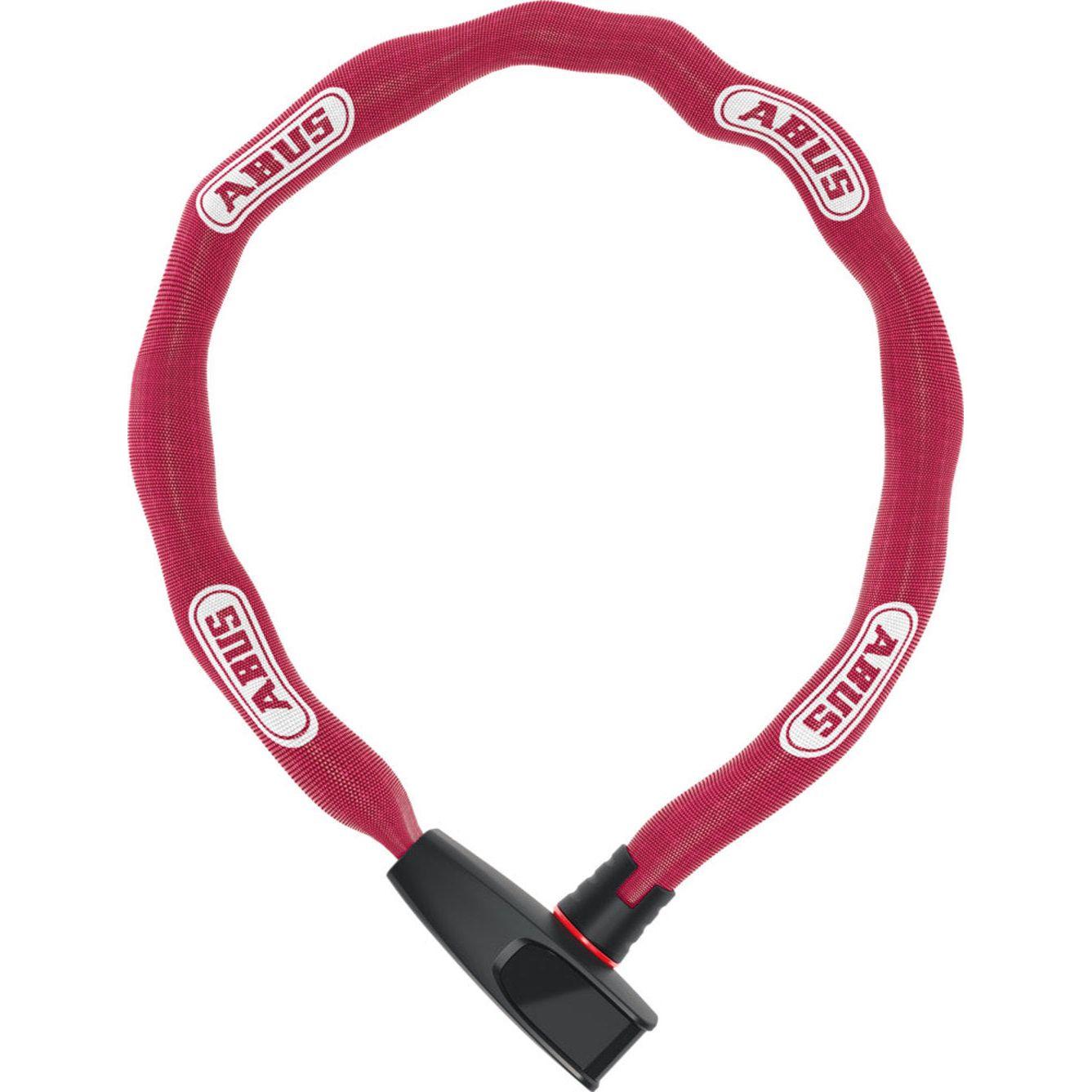 Abus Kettingslot Catena 6806K 85cm x 6mm met stevige stalen ketting en slot voor fietsbeveiliging, zwart en robuust design