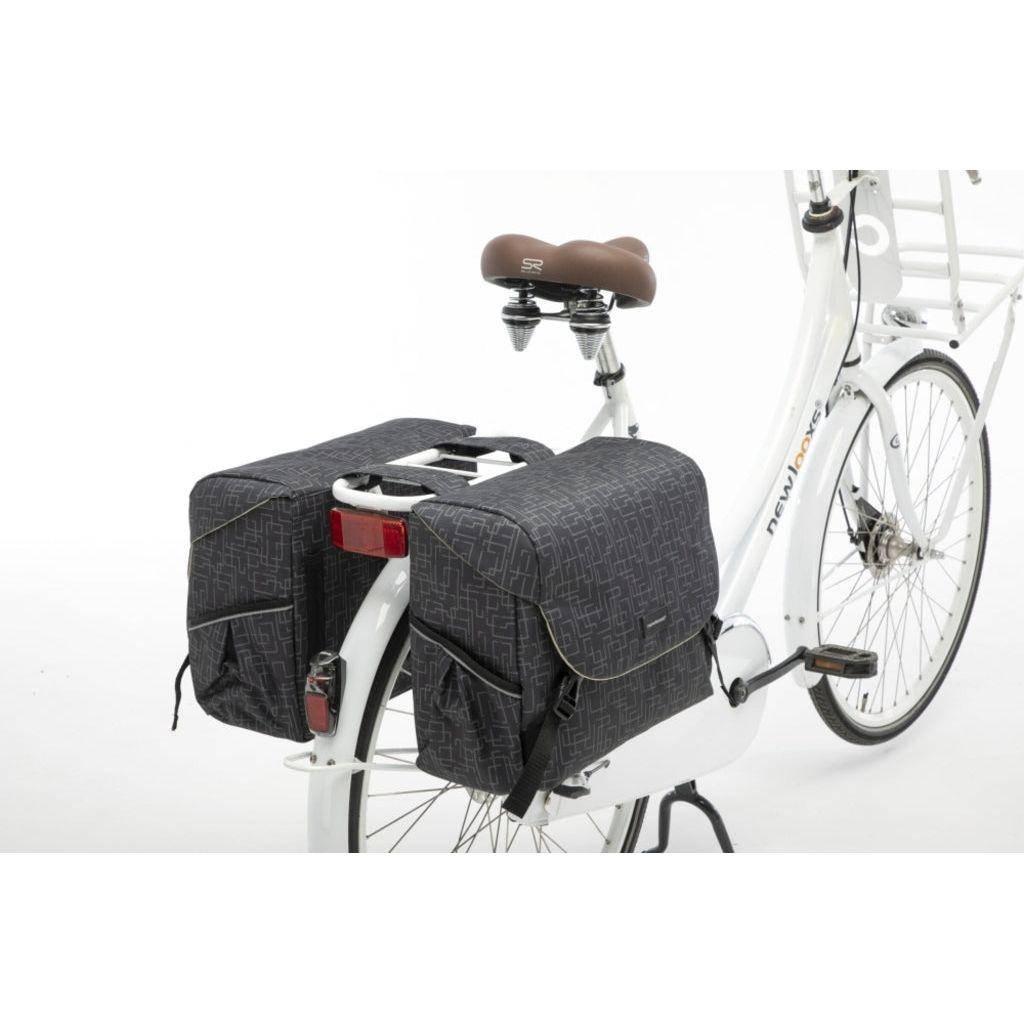 Dubbele Fietstas New Looxs Mondi Joy Double 38 Liter - Le Coq Wielerartikelen