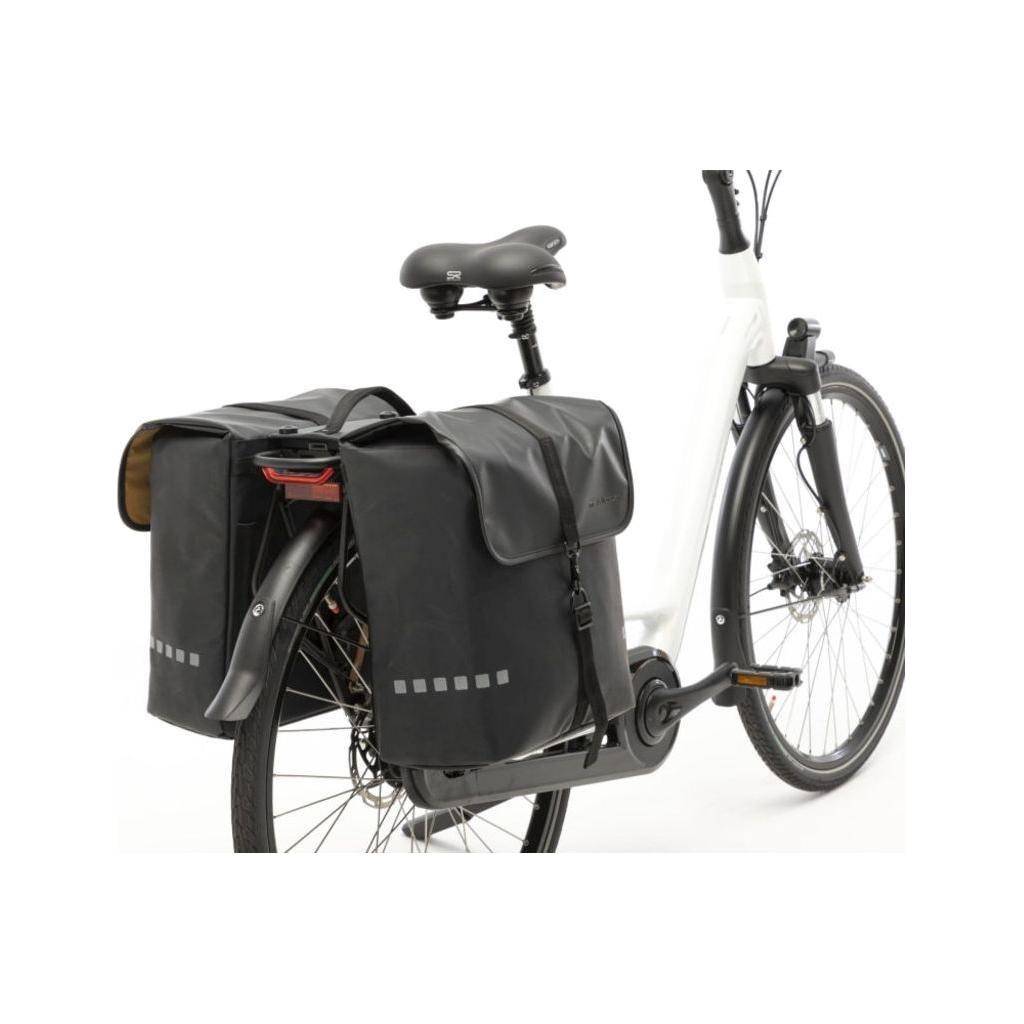 Dubbele Fietstas New Looxs Odense Double Mik 39 Liter 34 X 16 X 38 Cm (2X) - Le Coq Wielerartikelen