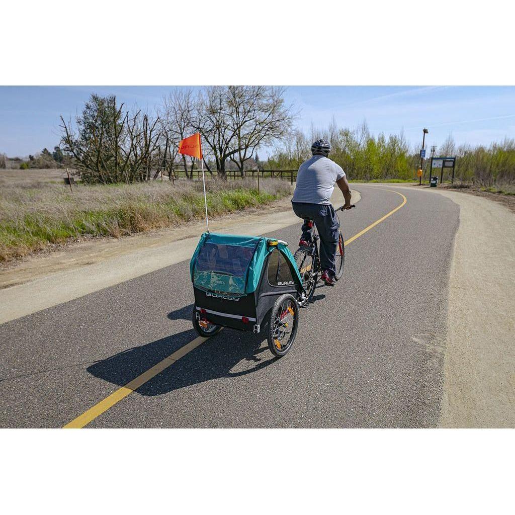 Burley Fietskar Encore X 2 Kind Turquoise - Le Coq Wielerartikelen