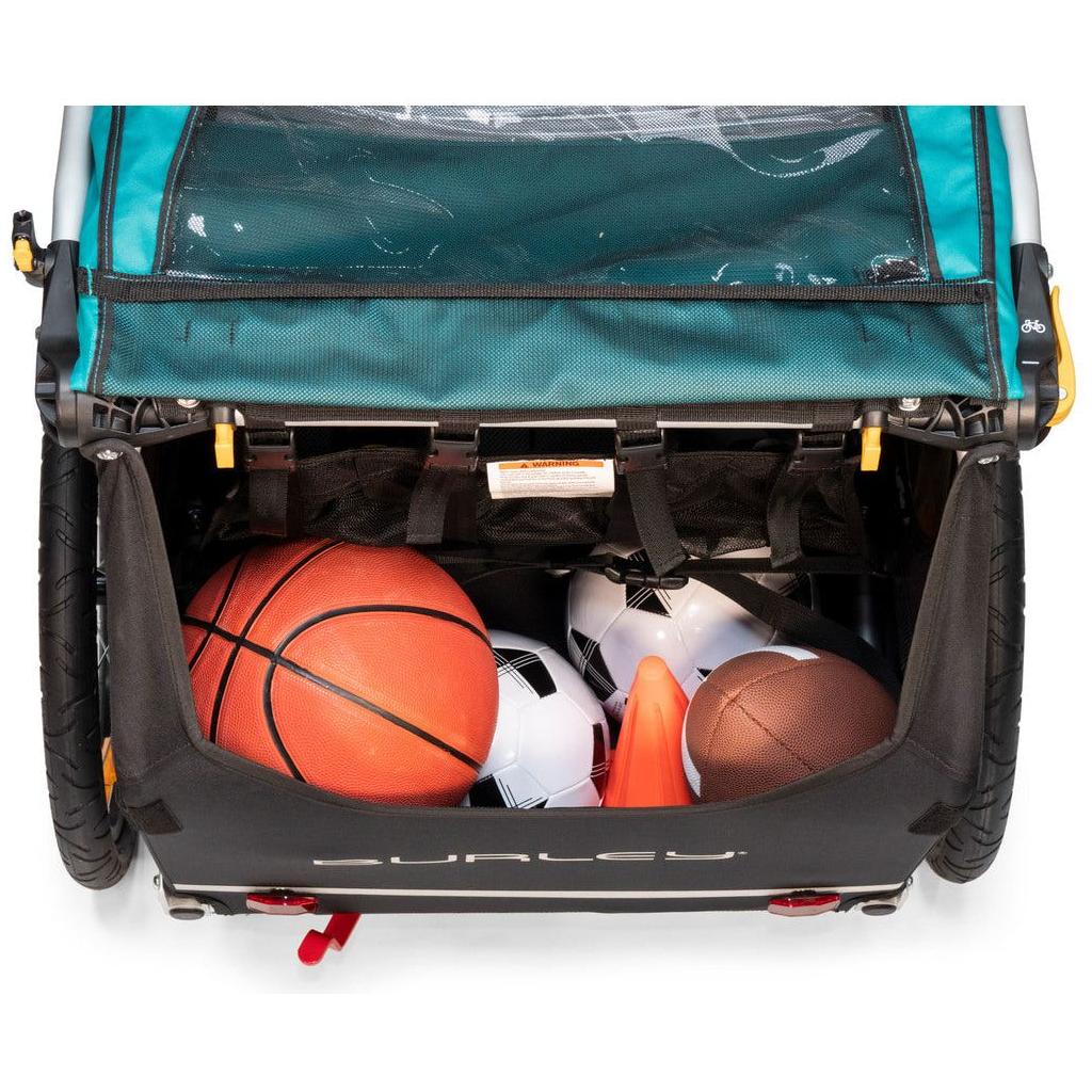 Burley Fietskar Encore X 2 Kind Turquoise - Le Coq Wielerartikelen