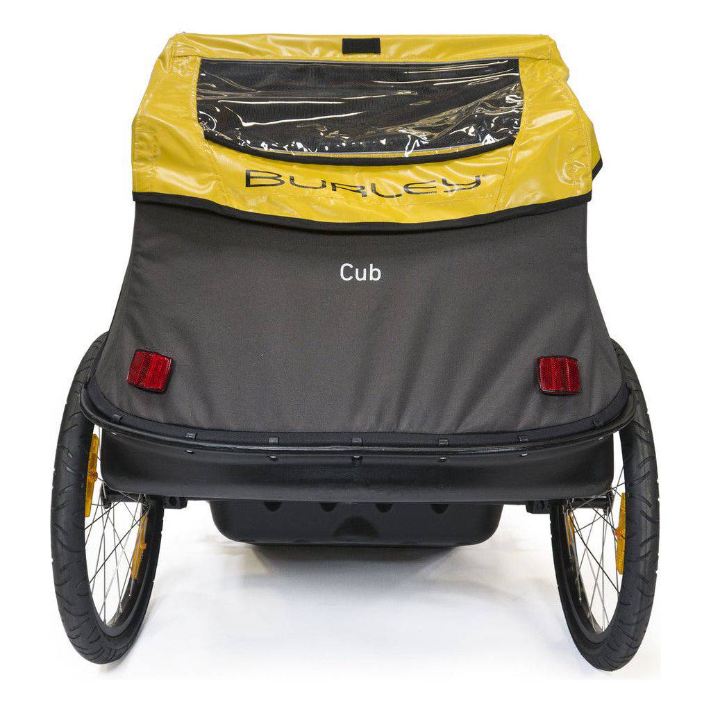 Burley Fietskar Rental Cub 2 Kind Yellow - Le Coq Wielerartikelen