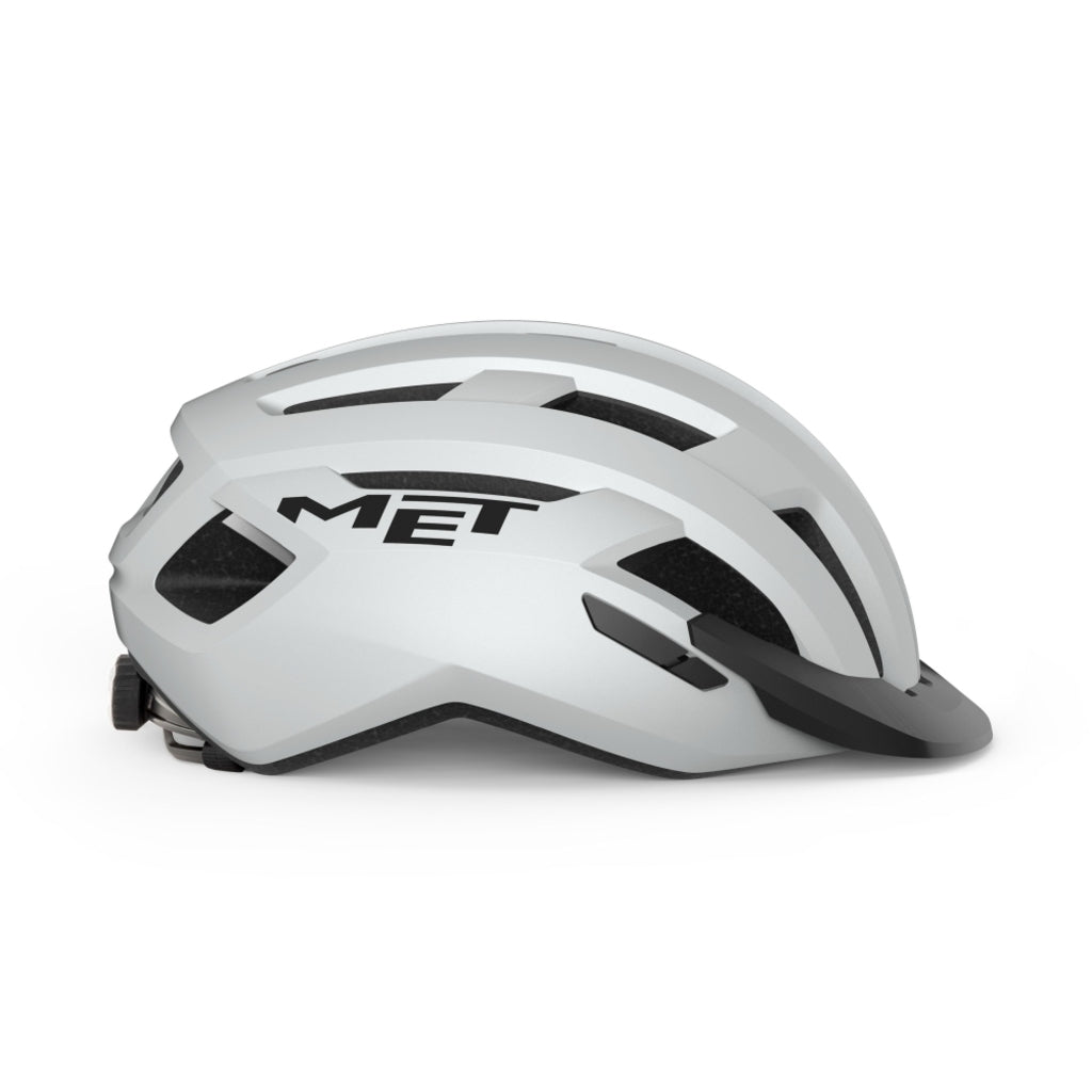 MET Allroad MTB fietshelm met Mips, zwart en grijs, met ventilatieopeningen en verstelbare riem voor veilig mountainbiken.