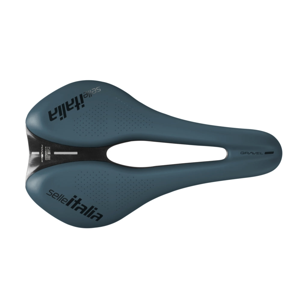 Selle Italia Fietszadel Novus Boost Evo Gravel Tm Superflow Manganese L3 Blauw - Le Coq Wielerartikelen