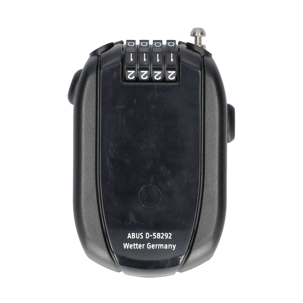 Abus Kabelschloss Combiflex Auslösecode 125 cm x 3,0 mm – Schwarz