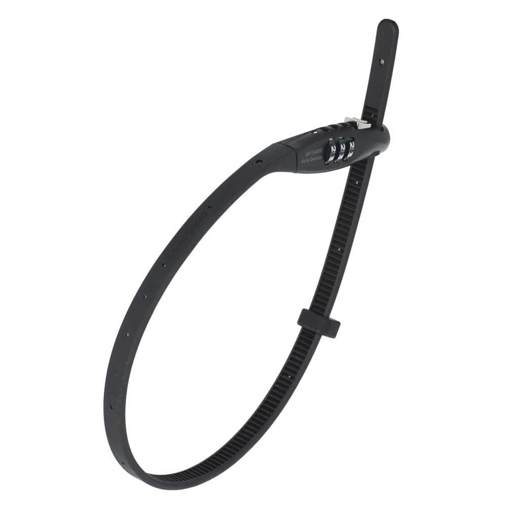 Abus Combiflex Travelguard kabelslot met 3-cijferige code, zilveren beveiligingsslot voor reisbagage en koffers