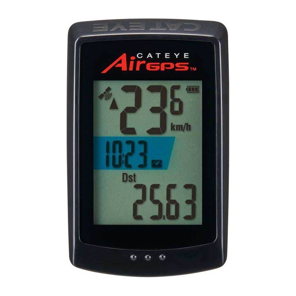 Fietscomputer Cateye Airgps Cc-Gps100 Zwart - Le Coq Wielerartikelen