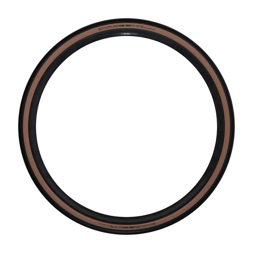 Buitenband 28" Schwalbe G-One Allround TLE ADDIX SuperGuard Vouwband Zwart/Brons - Le Coq Wielerartikelen