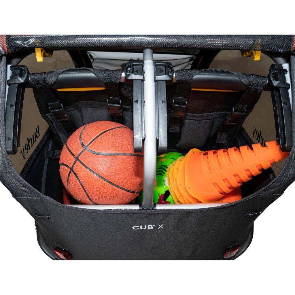 Burley Fietskar Cub X 2 Kind Sandstone Red / Charcoal Grey MY23 - Le Coq Wielerartikelen