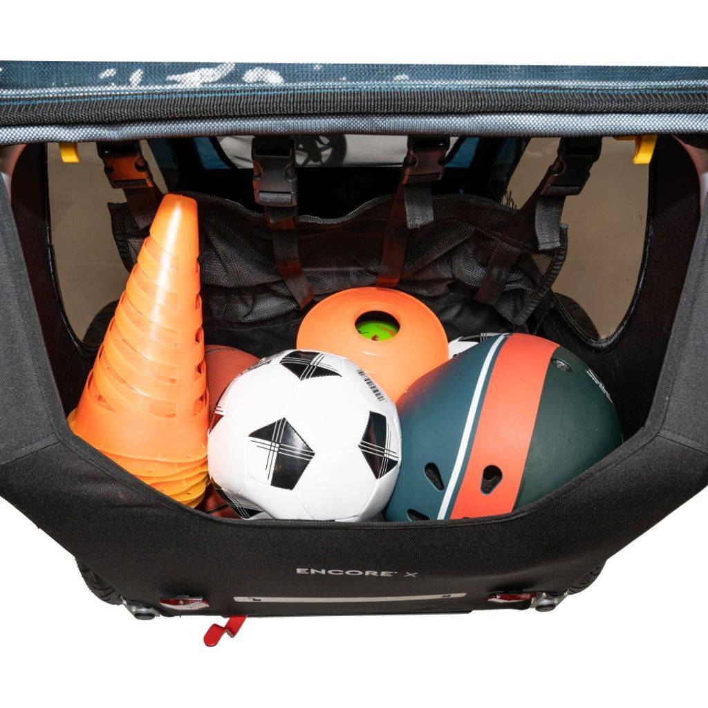 Burley Fietskar Encore X 2 Kind Pacific Blue / Black MY2 - Le Coq Wielerartikelen