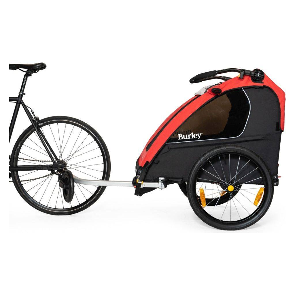 Burley Fietskar Honey Bee 2 Kind Red / Black MY23 - Le Coq Wielerartikelen