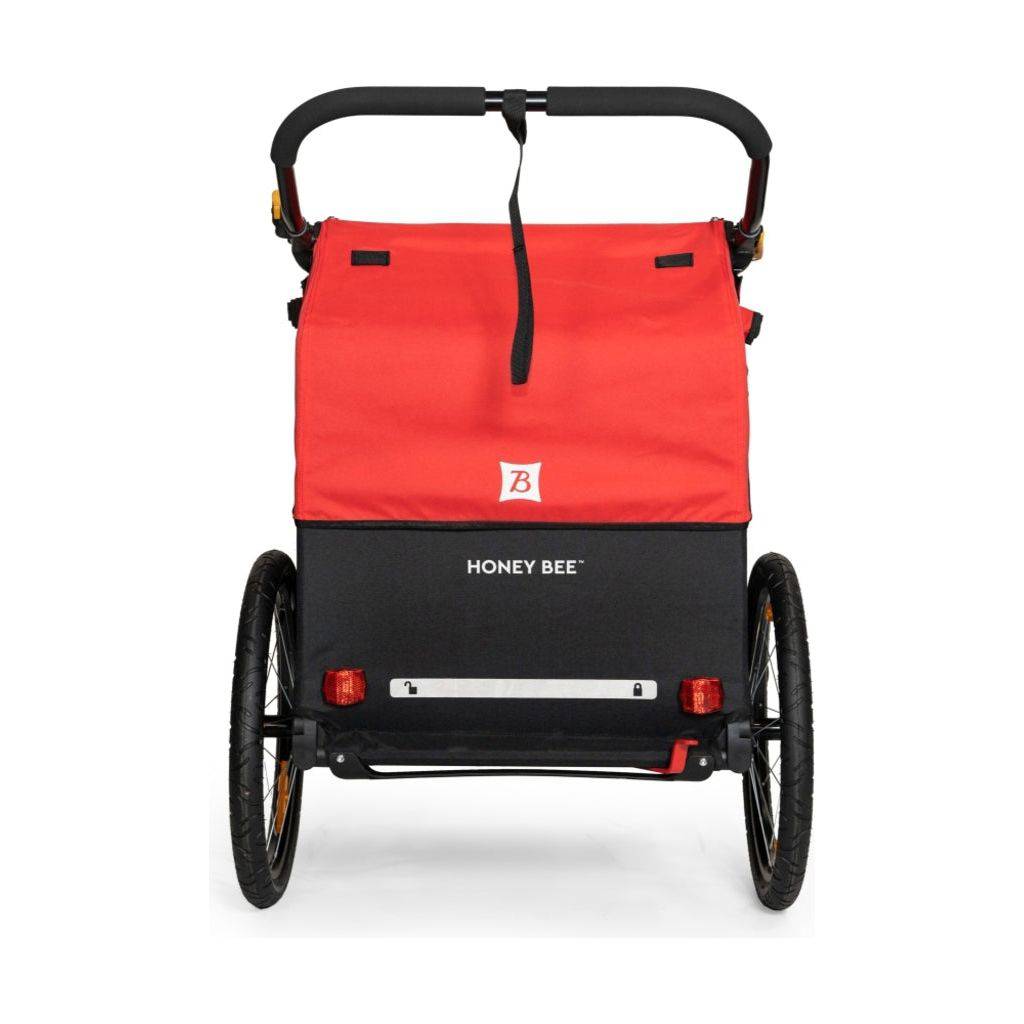 Burley Fietskar Honey Bee 2 Kind Red / Black MY23 - Le Coq Wielerartikelen