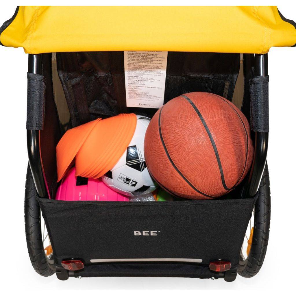 Burley Fietskar Bee Single 1 Kind Yellow/Black MY23 - Le Coq Wielerartikelen