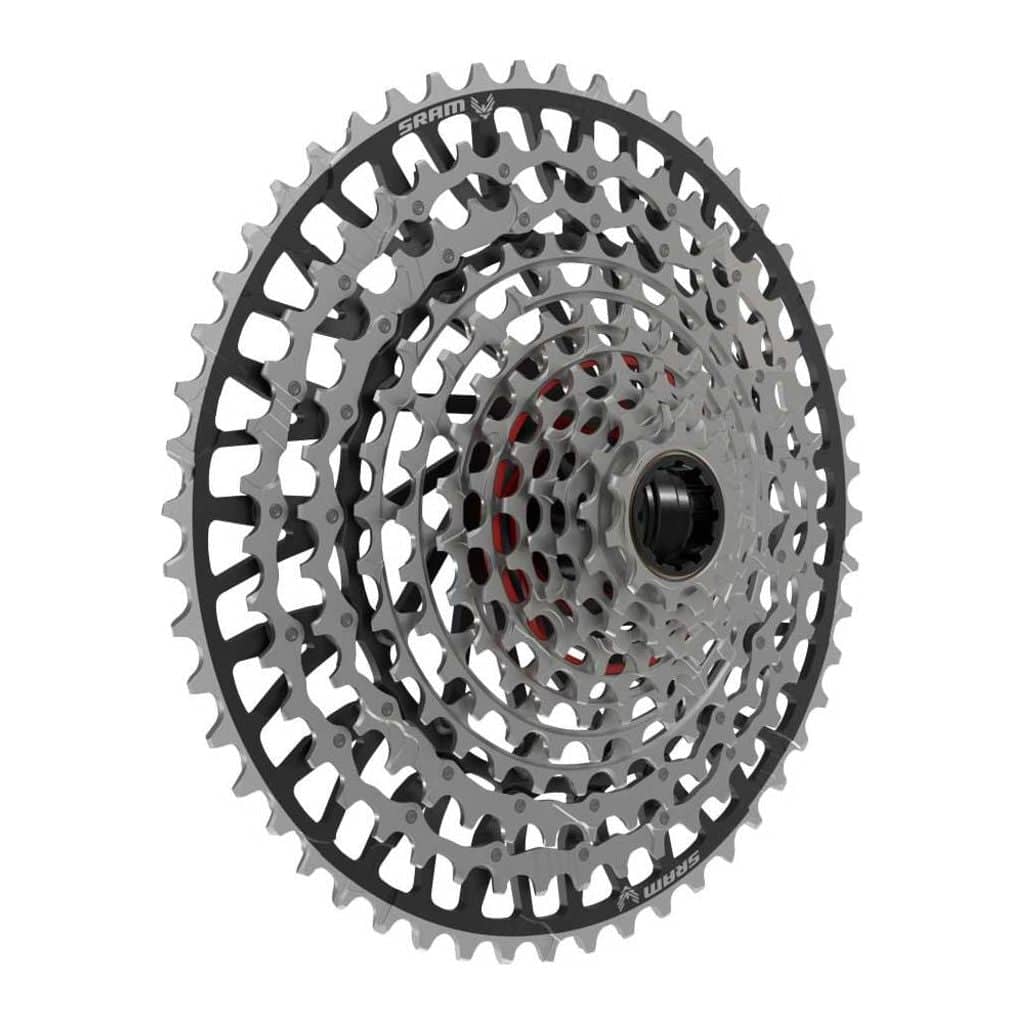 Sram Xs1297 T A1 Cassette Xd 12 Speed 10-52T - Zwart - Le Coq Wielerartikelen