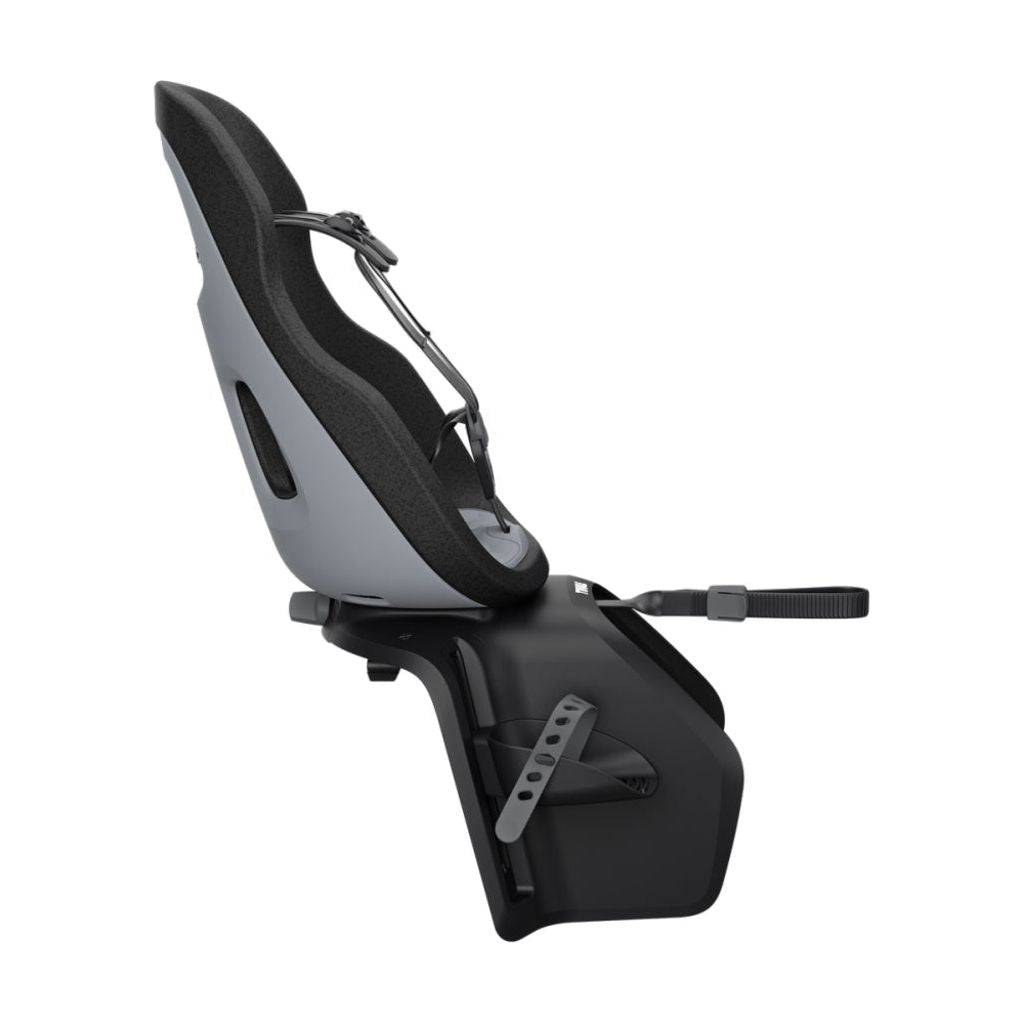 Thule Yepp Nexxt 2 Maxi achterzitje voor fiets, bevestiging op drager, zwart kunststof met veiligheidsriemen