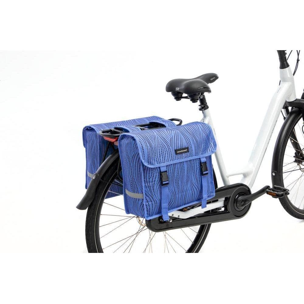 New Looxs Fietstas Dubbel Fiori Alma 30 Liter - Le Coq Wielerartikelen