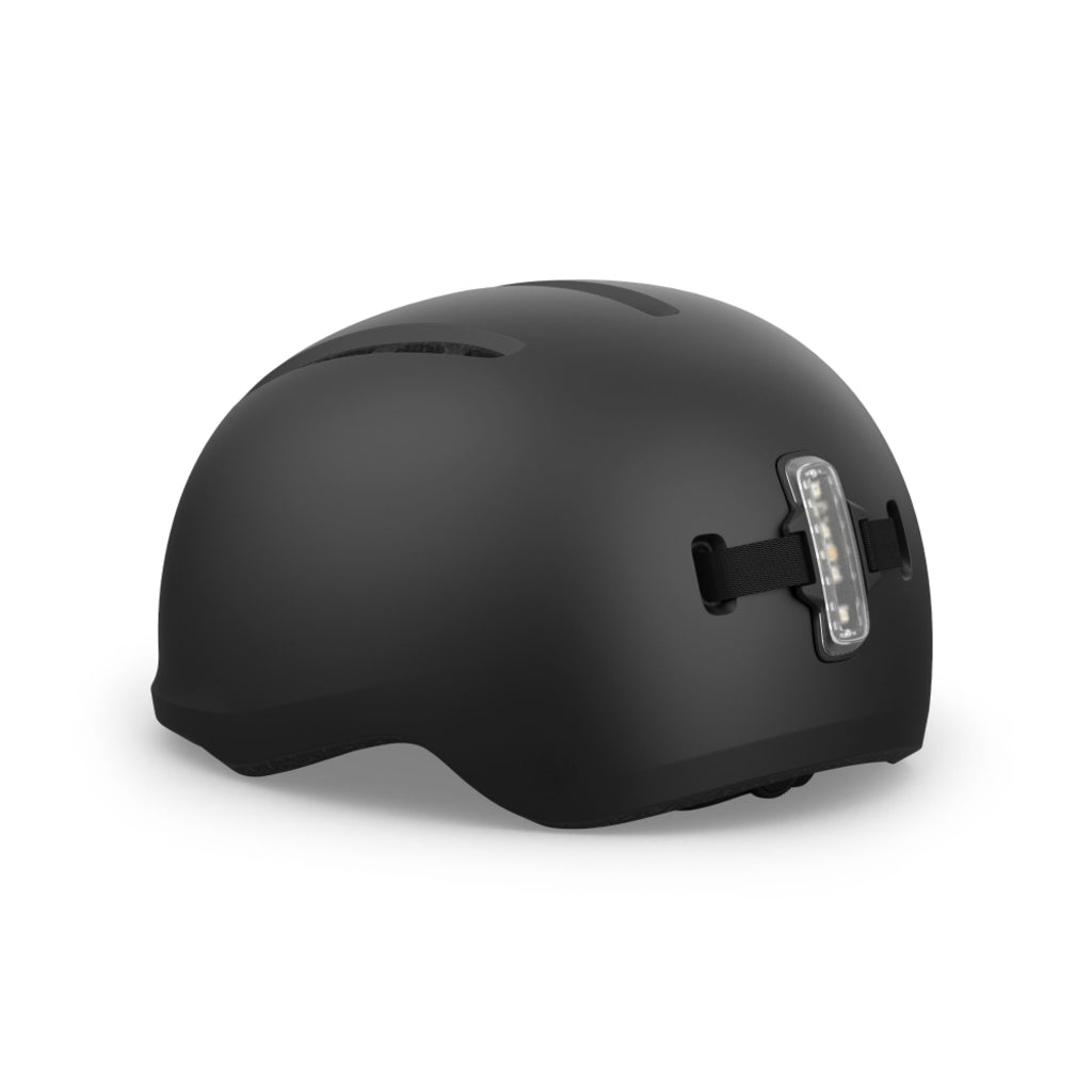 MET Vibe urban e-bike helm met USB-LED achterlicht, lichtgewicht helm met ventilatie en veiligheidsreflectoren voor stadsfietsen