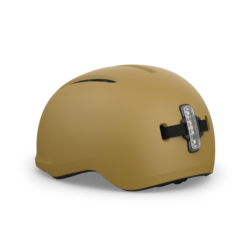 MET Vibe urban e-bike helm met USB-LED achterlicht, comfortabele fietshelm met moderne uitstraling en veiligheidsverlichting