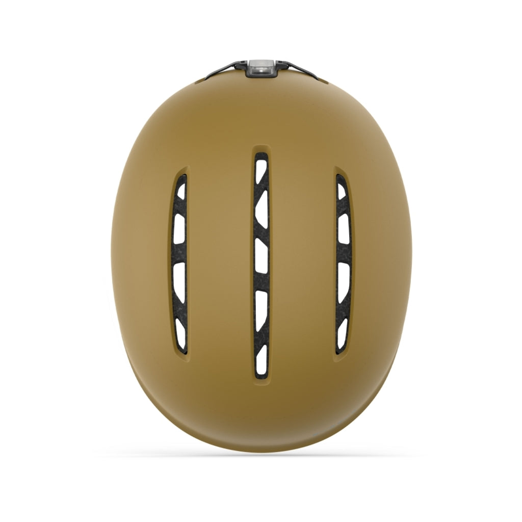 MET Vibe e-bike helm met USB-achterlicht en LED-verlichting, comfortabele urban fietshelm met ventilerende pasvorm.