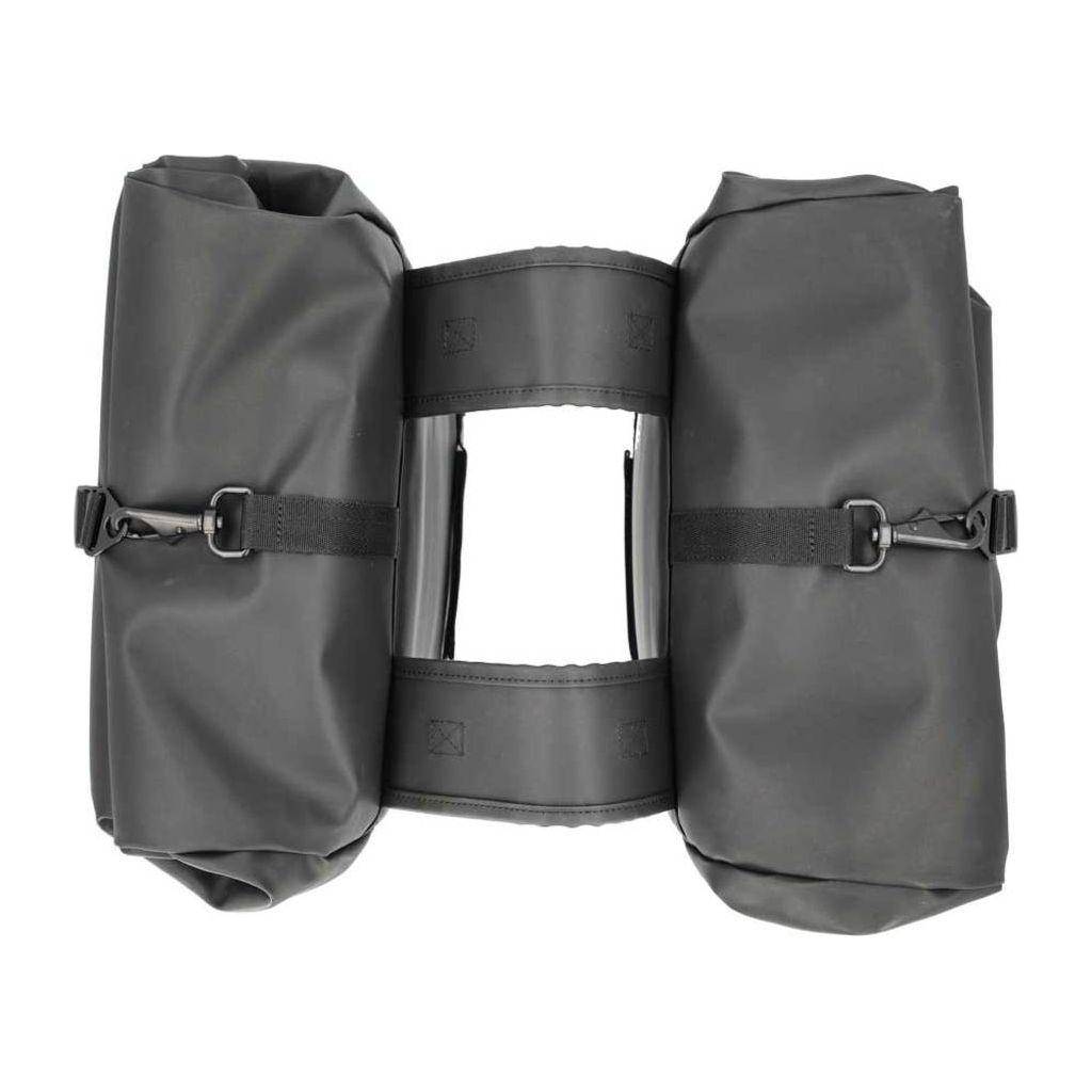 New Looxs Dubbele Fietstas Nyborg Double 34 Liter -Zwart - Le Coq Wielerartikelen