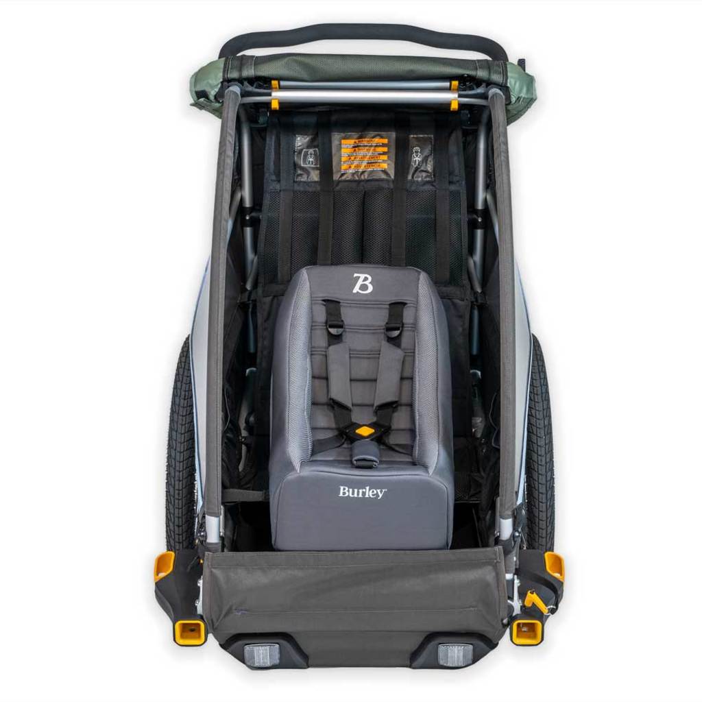 Burley Babyschale 1–10 Monate Grau