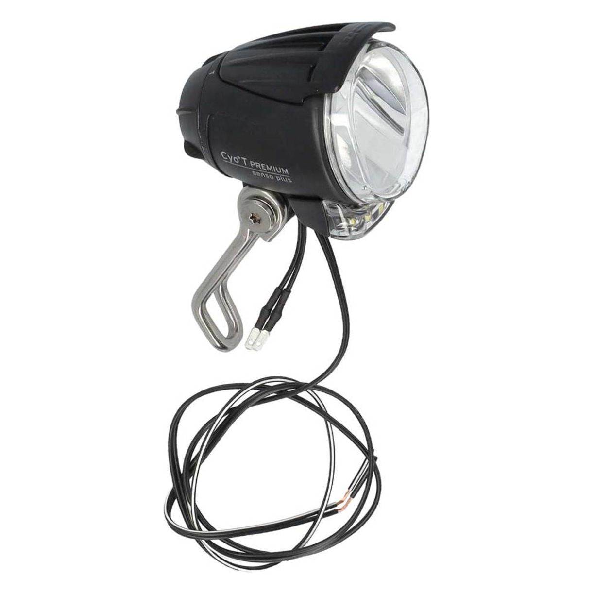 Koplamp Busch & Muller Lumotec IQ Cyo T Senso Plus Led Met Standlicht Naafdynamo Zwart - Le Coq Wielerartikelen