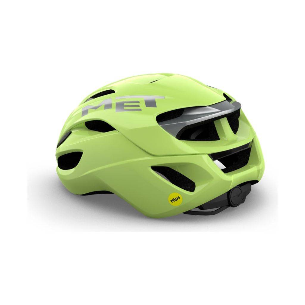 Rode MET Rivale Mips racefietshelm met luchtgaten en verstelbare kinband, ontworpen voor wielrenners.