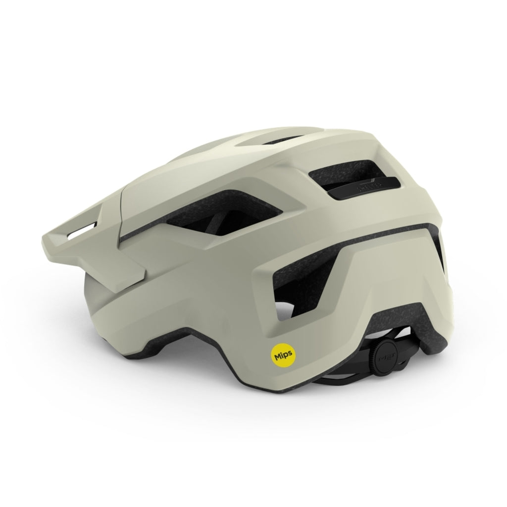 MET MTB fietshelm Shelter MIPS in zwart met ventilatiegaten en verstelbare riem, ontworpen voor mountainbiken.