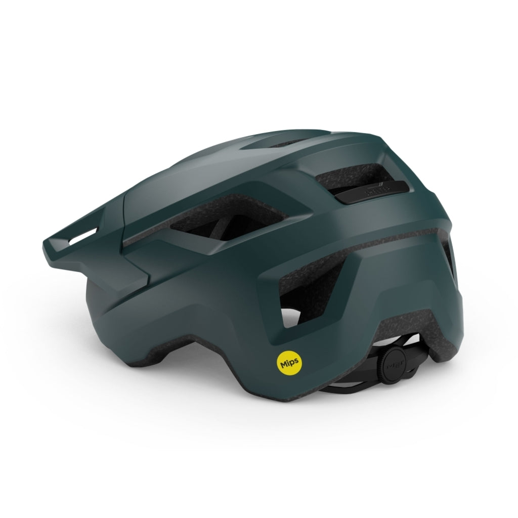 MET MTB helm Shelter MIPS met aerodynamisch ontwerp en comfortabele pasvorm, geschikt voor mountainbiken.