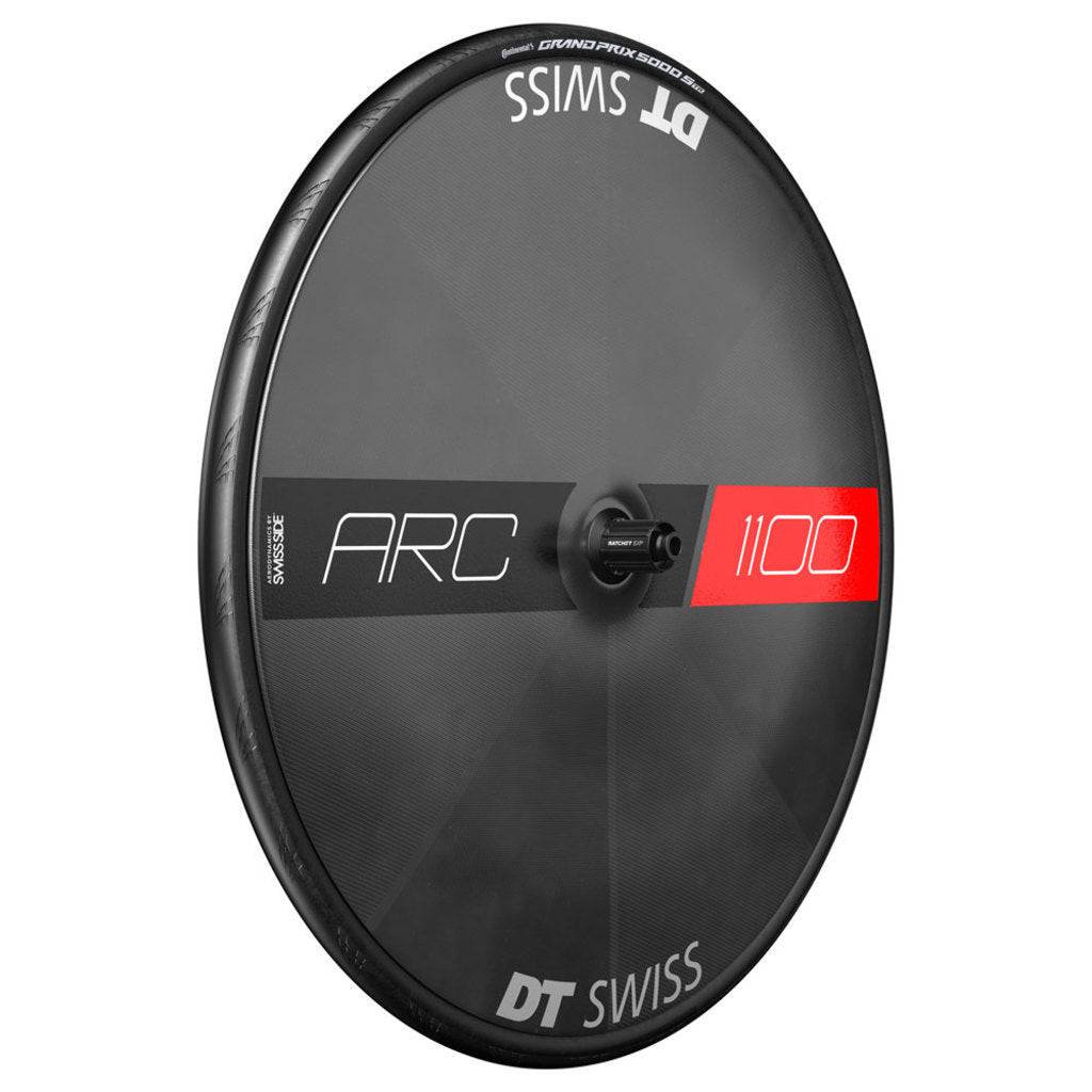 Achterwiel 28" DT Swiss ARC1100 Dicut Disc WTS SH 10/11V Disc CL Carbon Zwart - Le Coq Wielerartikelen