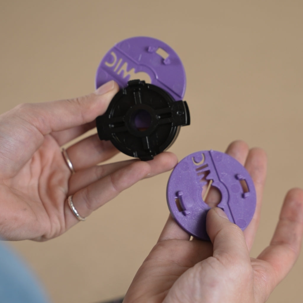 Witte Dynamic kettinghouder Grs Pocket Sprocket voor schoonmaakmiddelen, zichtbaar met details op de afbeelding