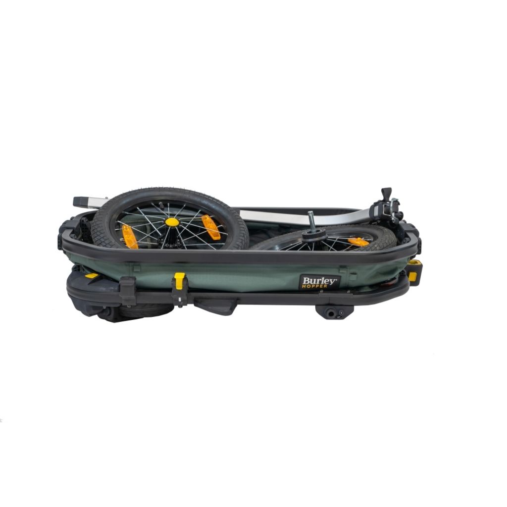 Burley Hopper Cargo Transport Fahrradanhänger 45 kg Grün/Schwarz