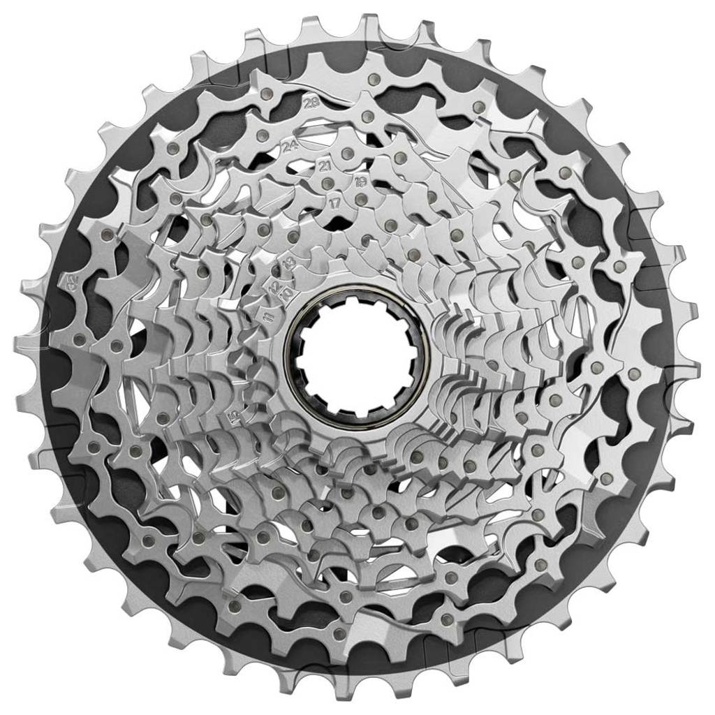 Sram Xg1270 E1 12V Cassette 10-28/10-30/10-33/10-36 Xdr Zilver - Le Coq Wielerartikelen