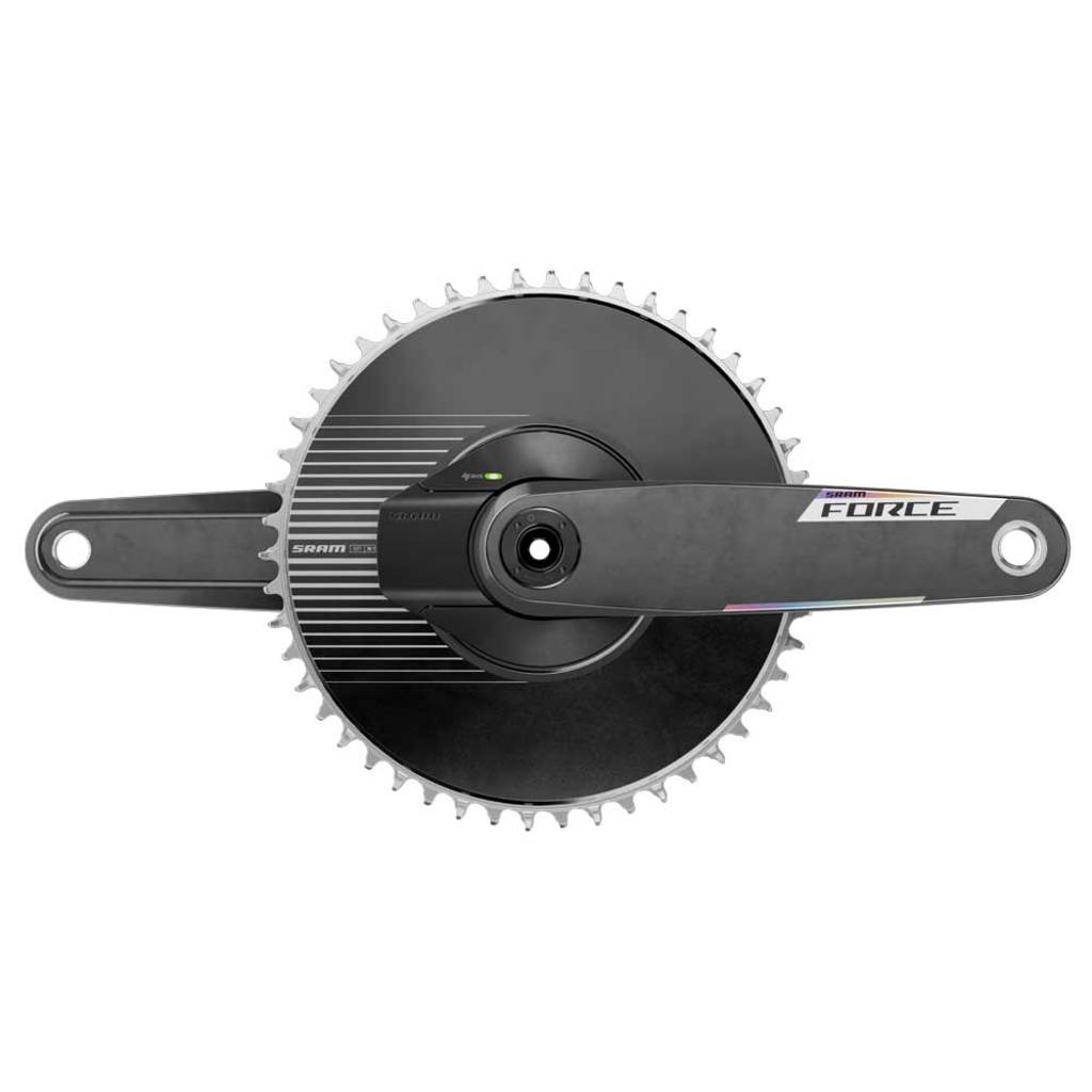 Sram Force Aero PM E1 Dub 12/13V 50T carbon racefiets crankstel met powermeter en aerodynamisch ontwerp