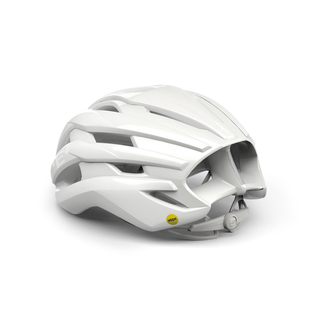 MET Trenta Mips racefietshelm met aerodynamisch ontwerp en ventilatie, zwart met verstelbare pasvorm voor wielrenners