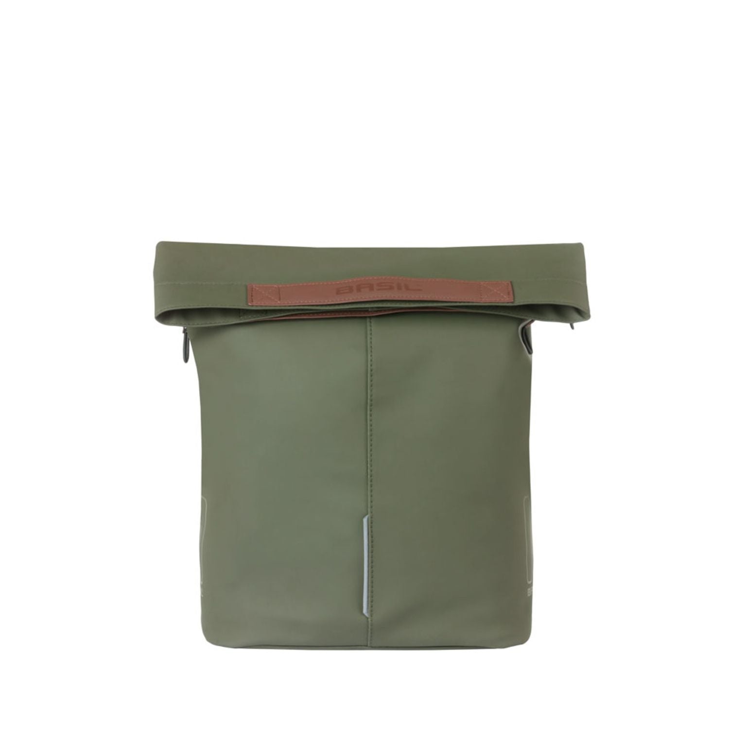 Basil City Shopper fietstassen enkel, 14-16 liter, met MIK-haken, zwarte waterbestendige fietstas voor dagelijks gebruik