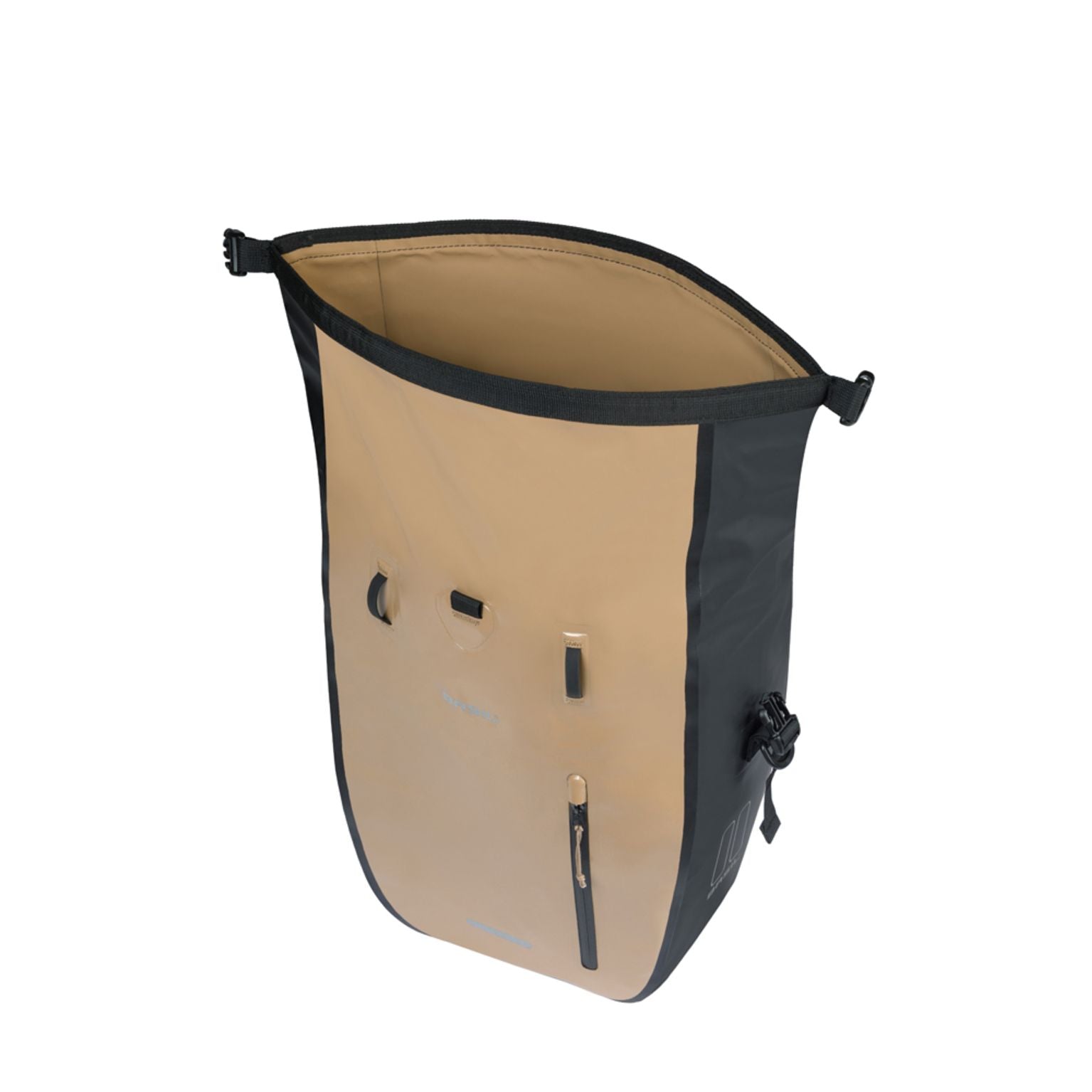 Basil Rivo L Mik fietstas enkel, waterdichte 25-31 liter tarpaulin, geschikt voor fiets met enkele bagagedrager