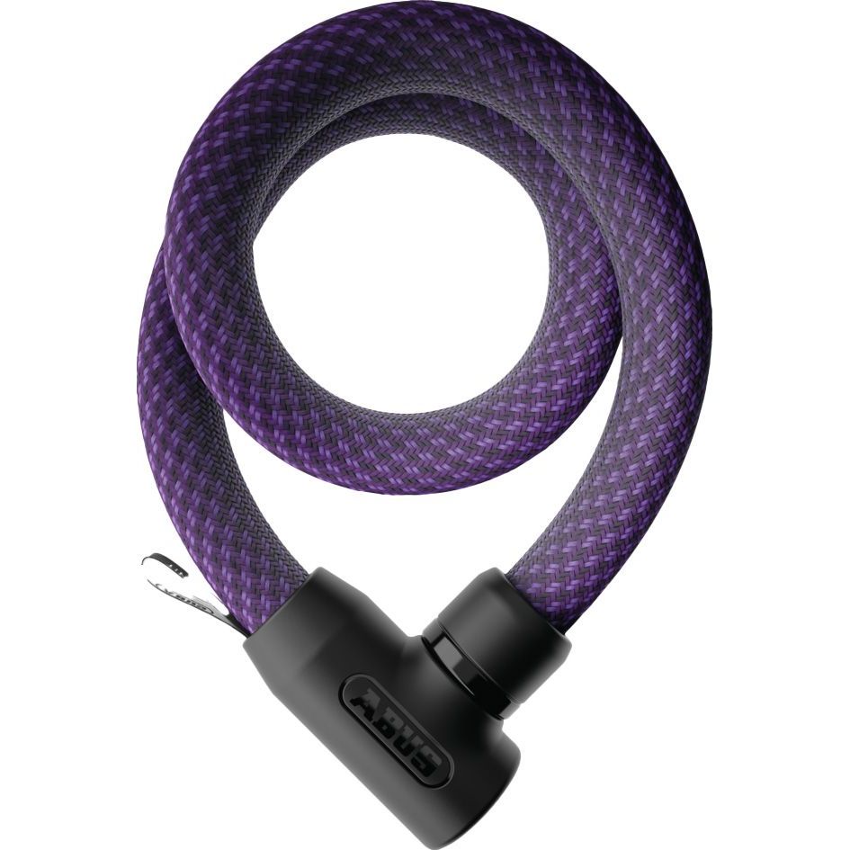 Abus Yarnit 4004K kettingslot van 110 cm en 24 mm breed, textiellook voor extra bescherming en stijl