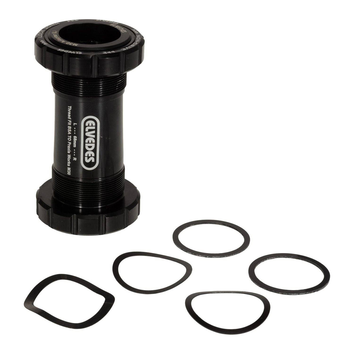 Elvedes Trapas Thread Fit Bsa Voor Praxis Road / Mtb 68-73 Mm - Le Coq Wielerartikelen
