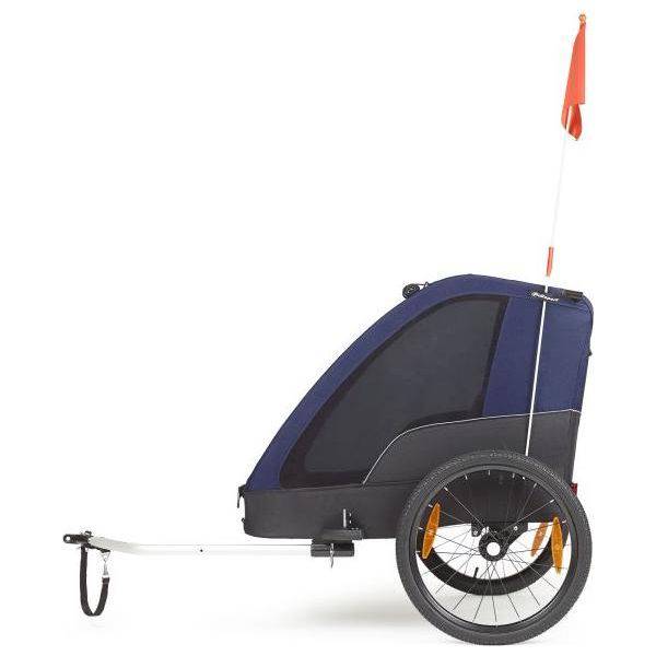 Polisport Kindertrailer Zonder Wandelkit - Grijs/Blauw - Le Coq Wielerartikelen