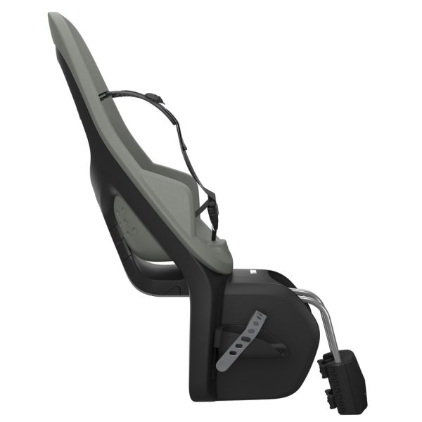 Thule Yepp 2 Maxi framebevestiging voor kinderzitje achter, geschikt voor fiets met dualbeam-ophangsysteem, in zijkant van fiets zichtbaar