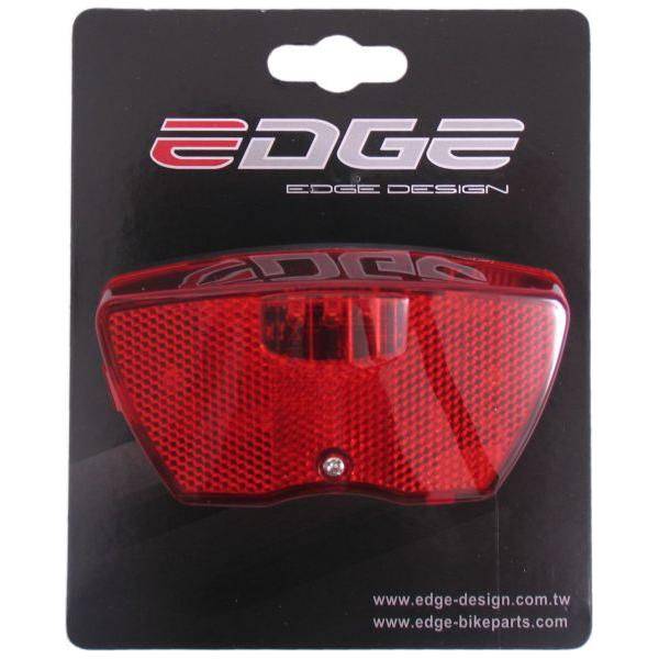 Edge Dragerachterlicht City - 3 Leds -80Mm- Inclusief Batterijen (Op Kaart) - Le Coq Wielerartikelen