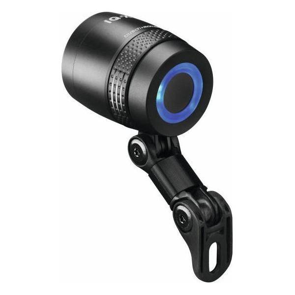 Busch & Müller Lumotec IQ-X koplamp voor naafdynamo, 6-60V, 100 Lux, helder fietslicht zichtbaar in de afbeelding