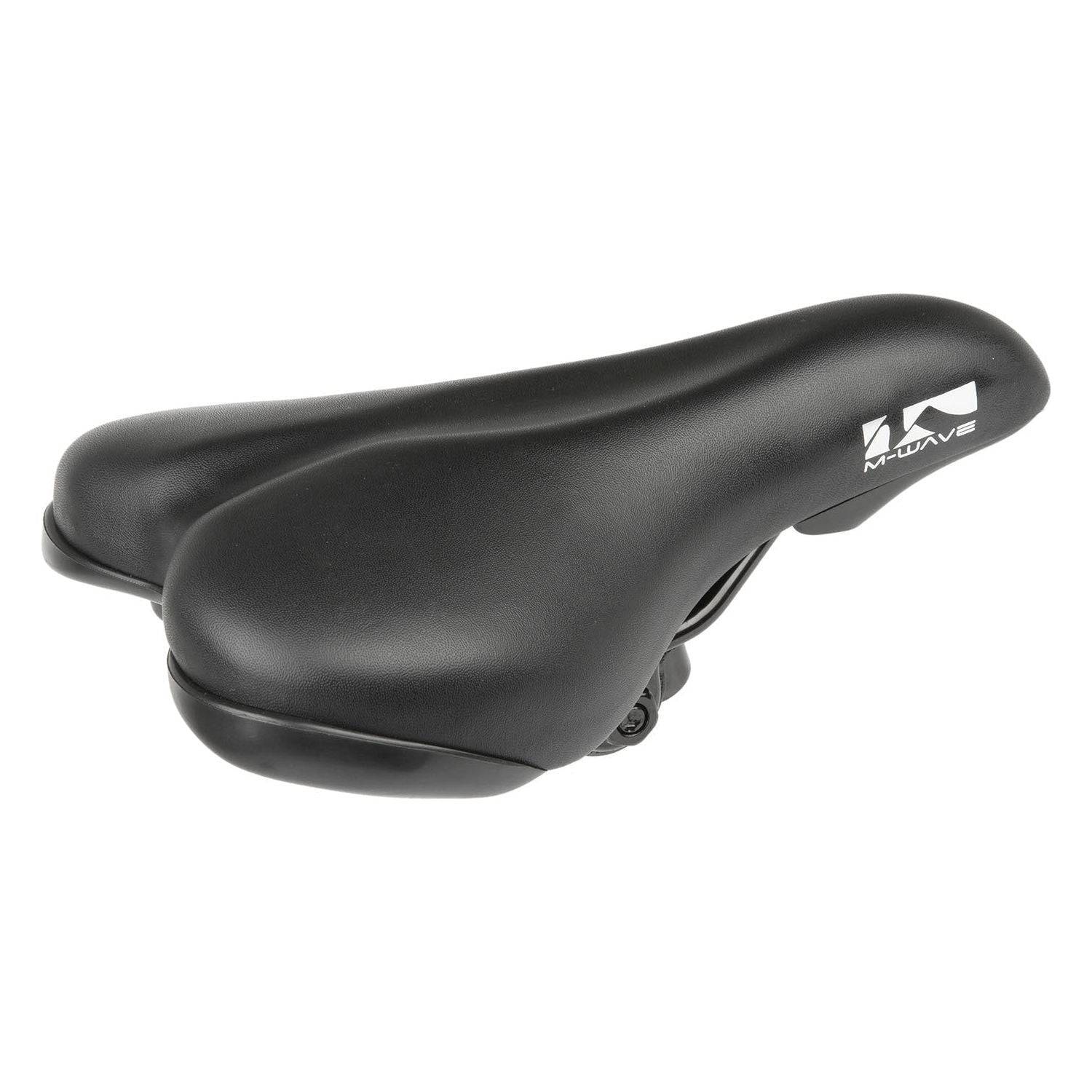 M-Wave Kinderzadel Teen Two - Zwart - Le Coq Wielerartikelen