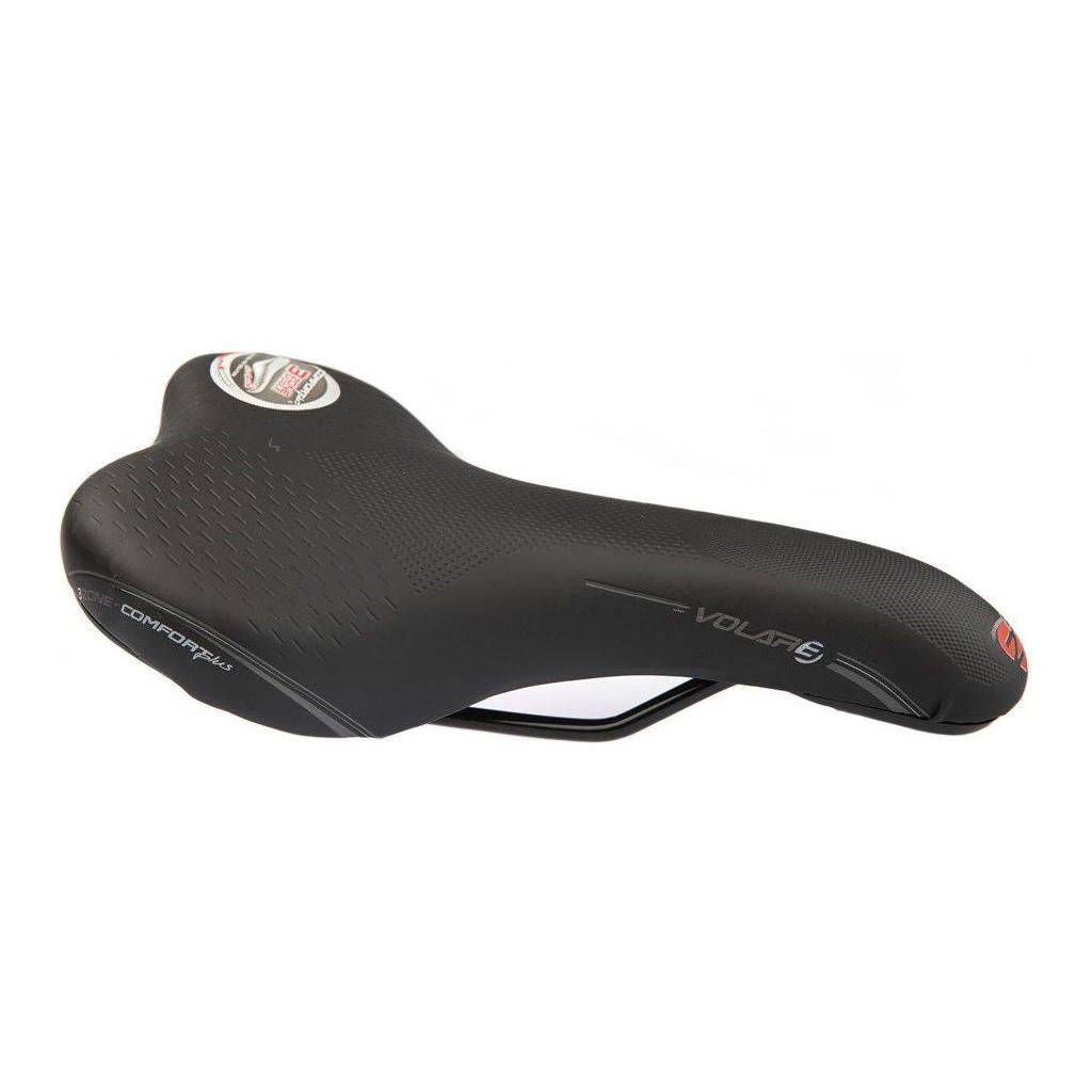 Selle Bassano Fietszadel Volare Hybride/Sport - Zwart - Le Coq Wielerartikelen