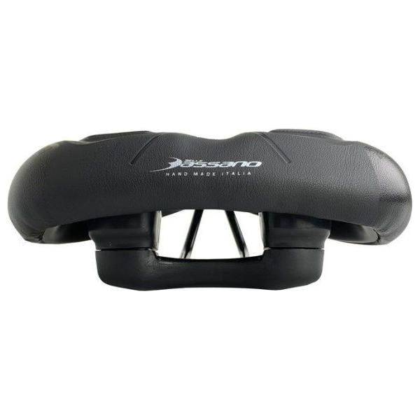 Selle Bassano Fietszadel Leggera Isophorm City - Zwart - Le Coq Wielerartikelen