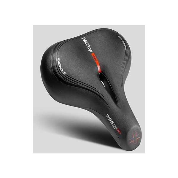 Wittkop Fietszadel Twin Medicus 3.0 City/Trekking - Zwart - Le Coq Wielerartikelen