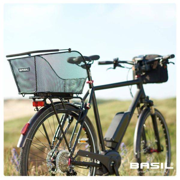 Basil Fietsmand Icon M Multi System 46 X 34 X 25 Cm - Zwart - Le Coq Wielerartikelen